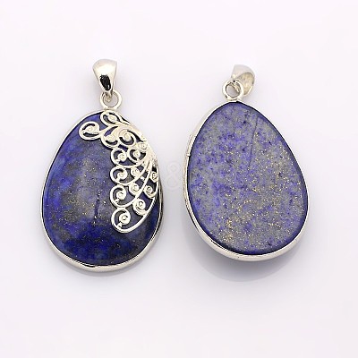 Natural Lapis Lazuli Pendants G-XCP0001-41-1