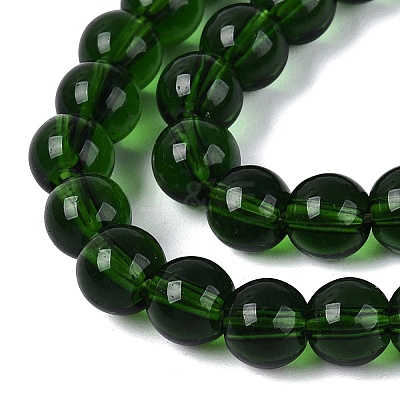 Transparent Glass Beads Strands GLAA-T032-T6mm-27-1