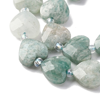 Natural Amazonite Beads Strands G-P570-E15-01-1