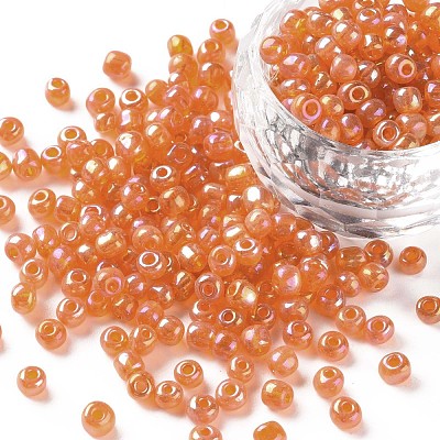 Round Glass Seed Beads SEED-A007-4mm-169-1