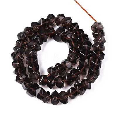 Natural Ice Obsidian Beads Strands G-D091-A26-1