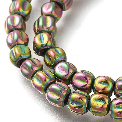 Electroplated Synthetic Non-magnetic Hematite Beads Strands G-C154-A01-01D-1