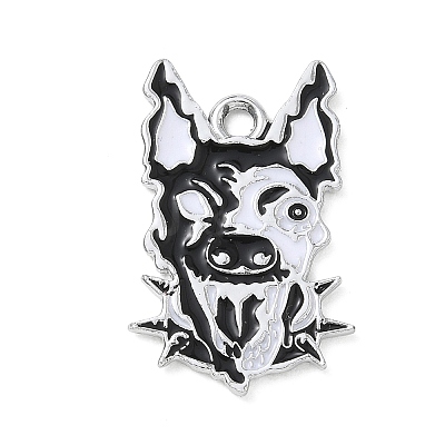 Halloween Alloy Enamel Pendants AL-CBA492B-01H-P-1