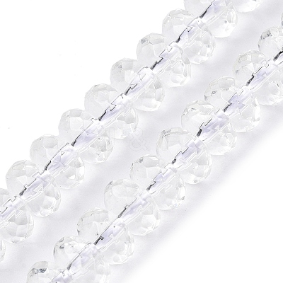 Transparent Glass Beads Strands GLAA-N001-61B-1