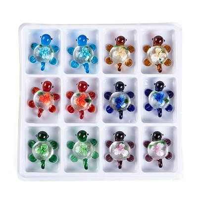 Handmade Lampwork Pendants LAMP-S078-B-1