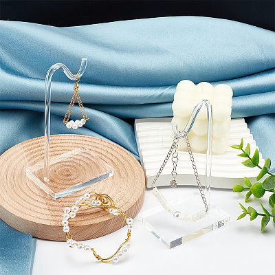Acrylic Bracelet Display Stands BDIS-WH0002-11-1