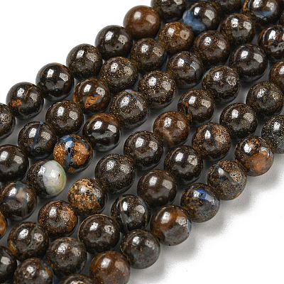 Natural Boulder Opal Beads Strands G-P544-A01-01-1