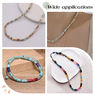 2 Strands Natural White Jade Beads Strands G-PA0001-51-1
