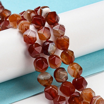 Natural Red Agate Beads Strands G-C085-A05-01-1
