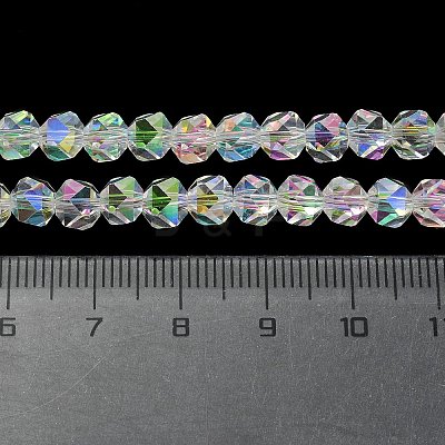 Electroplate Glass Beads X-EGLA-L018-B-AB04-1