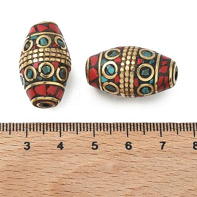 Handmade Tibetan Style Beads KK-Z157-03AG-02-1