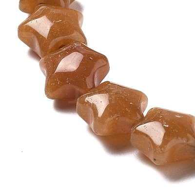 Natural Red Aventurine Beads Strands G-Z080-A22-8mm-1