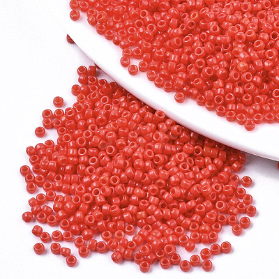 Baking Paint Glass Seed Beads SEED-S042-05A-05-1