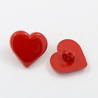 Acrylic Shank Buttons X-BUTT-E088-A-05-1