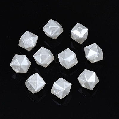 ABS Plastic Imitation Pearl Beads OACR-N008-153-1