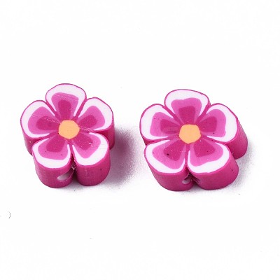 Handmade Polymer Clay Beads CLAY-S096-006J-1