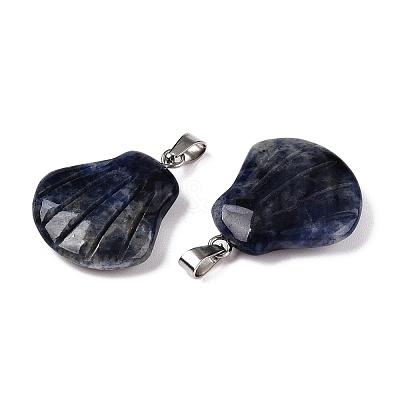 Natural Sodalite Pendants G-T138-208J-1