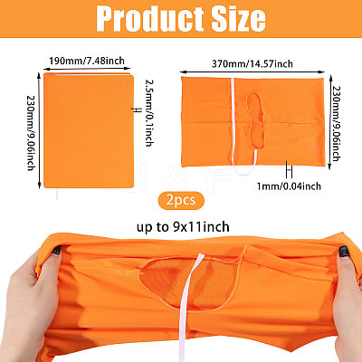 Polyester Book Cover OFST-WH0004-144B-1