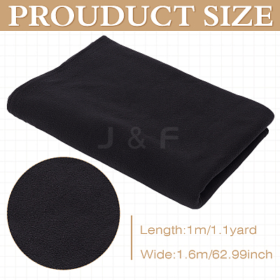 Double Sided Polyester Polar Fleece Fabric DIY-WH0504-295B-1