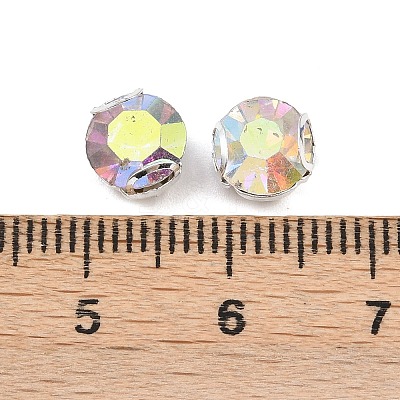 Flat Round Sew on Rhinestone Montee Beads STAS-B107-01D-02S-1