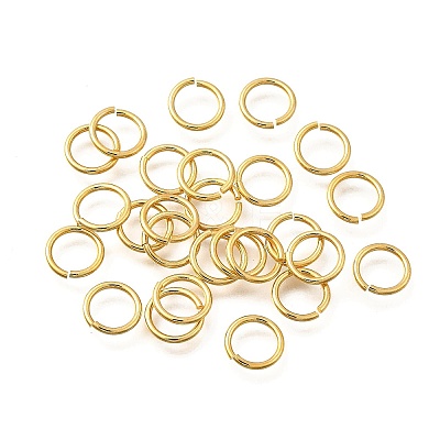 Brass Open Jump Rings KK-B147-03H-G-1