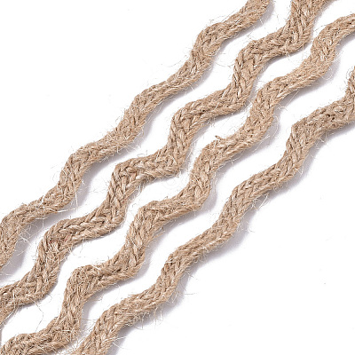 Braided Burlap Wave Ribbon OCOR-TAC0009-04-1