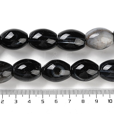 Natural Eye Agate Beads Strands G-NH0019-D04-04-1