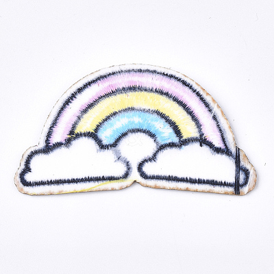 Computerized Embroidery Cloth Iron On Patches FIND-T030-068-1