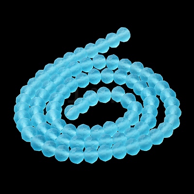 Transparent Glass Beads Strands EGLA-A034-T10mm-MD08-1