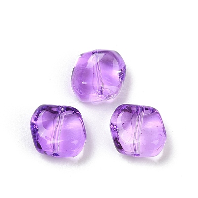 Transparent Glass Beads DGLA-E004-08L-1