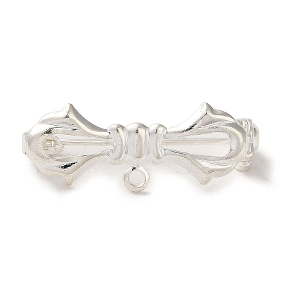 Brass Brooches Findings KK-M285-34-1