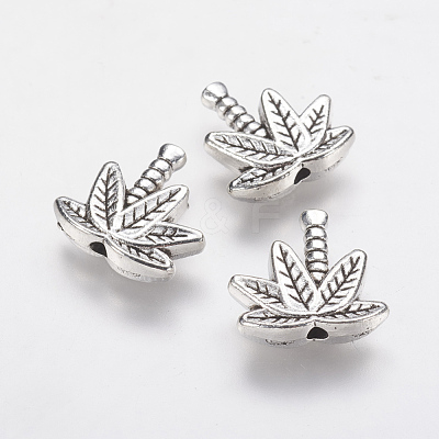 Tibetan Style Alloy Beads PALLOY-F202-24AS-1