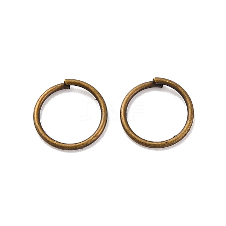 Brass Saw Cut Open Jump Rings KK-G514-01L-AB-1