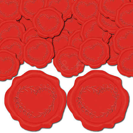 50Pcs Adhesive Wax Seal Stickers DIY-CP0009-89A-1