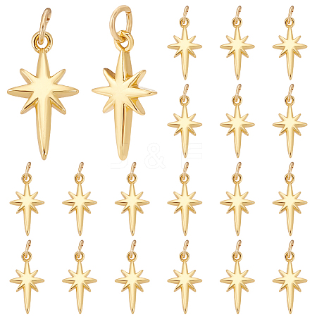 20Pcs Brass Pendants KK-HY0003-97-1