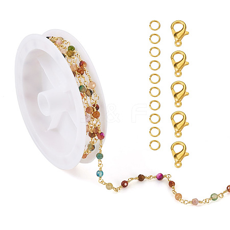  DIY Chain Bracelet Necklace Making Kit DIY-TA0005-98-1