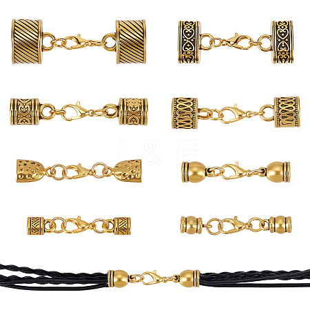16Pcs Alloy Cord Ends FIND-PH01474-1