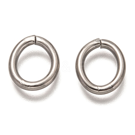 201 Stainless Steel Jump Ring STAS-H136-12D-P-1