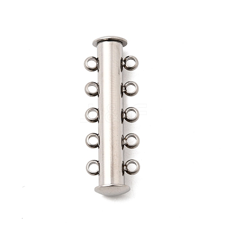 304 Stainless Steel Slide Lock Clasps STAS-F350-05D-P-1