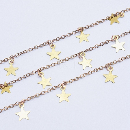 Handmade Charm Beaded Chains CHC-F005-24C-NR-1