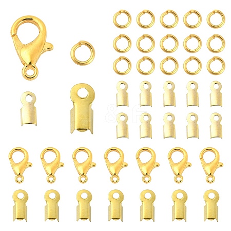 50Pcs Zinc Alloy Lobster Claw Clasps DIY-YW0007-54G-1