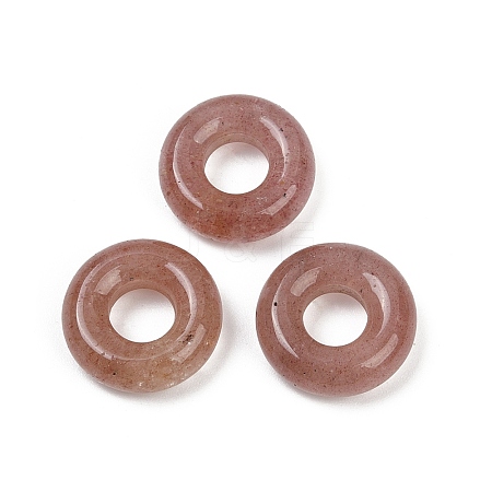 Natural Strawberry Quartz Pendants G-G202-07C-1