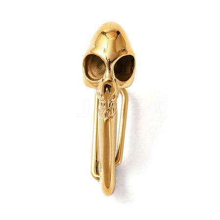 Halloween Theme 304 Stainless Steel Keychain Clasps STAS-WH0029-46G-1