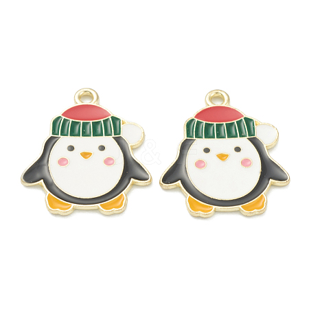 Alloy Enamel Pendants ENAM-J649-17LG-1