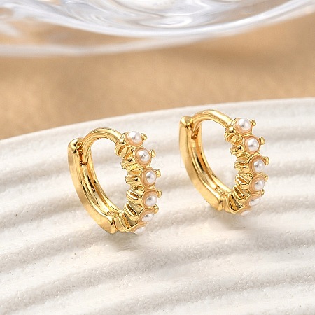 Brass Hoop Earrings EJEW-D337-14B-G-1
