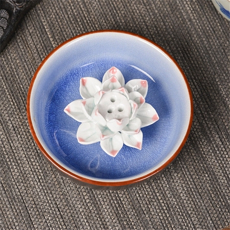 Flower Ceramics Incense Burners Holder PW-WGCF24E-11-1