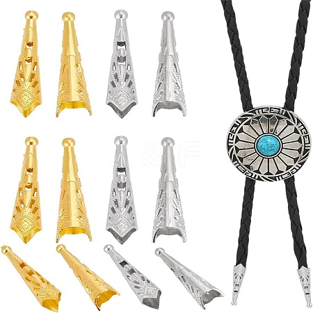 60Pcs 2Color Alloy Bead Cone FIND-AR0005-50-1