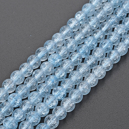 Crackle Glass Beads Strands GLAA-S192-B-006D-1