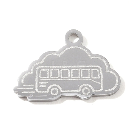 304 Stainless Steel Pendants SA-CBAE30B-03F-P-1
