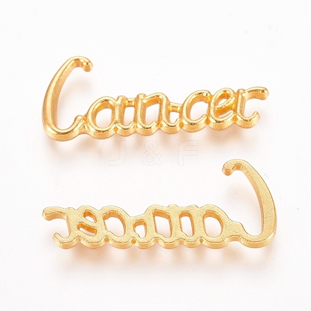 Golden Plated Alloy Cabochons PALLOY-WH0068-08G-1